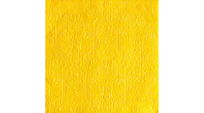 AMB.13305518 Elegance yellow dombornyomott papírszalvéta 33x33cm,15db-os