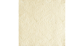 AMB.13306920 Elegance pearl cream dombornyomott papírszalvéta 33x33cm,15db-os