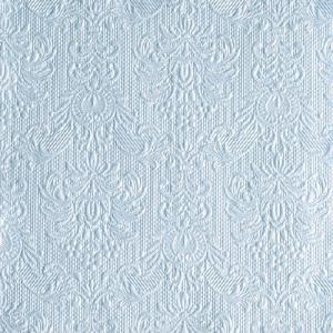 AMB.13306921 Elegance pearl blue dombornyomott papírszalvéta 33x33cm,15db-os