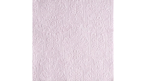 AMB.13306924 Elegance pearl lilac dombornyomott papírszalvéta 33x33cm,15db-os