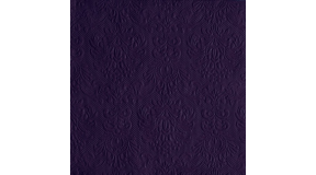 AMB.13307908 Elegance Violet dombornyomott papírszalvéta 33x33cm,15db-os