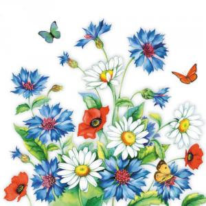 AMB.13309525 Cornflower papírszalvéta 33x33cm,20db-os