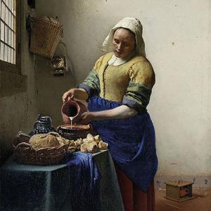 AMB.13312475 The Milkmaid papírszalvéta 33x33cm,20db-os, Vermeer