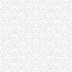 AMB.13313738 Art Deco White/pearl papírszalvéta 33x33cm, 20db-os