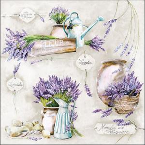 AMB.13315930 Fleur de Provence papírszalvéta 33x33cm,20db-os