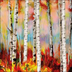 AMB.13317745 Birch forrest papírszalvéta 33x33cm, 20db-os