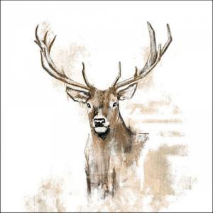 AMB.13317875 Antlers papírszalvéta 33x33cm, 20db-os
