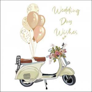 AMB.13318465 Wedding day wishes papírszalvéta 33x33cm, 20db-os