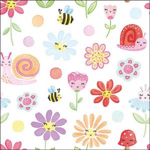 AMB.13319455 Fantasy Garden papírszalvéta 33x33cm, 20db-os