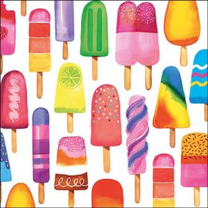 AMB.13319680 Delicious popsicles papírszalvéta 33x33cm, 20db-os