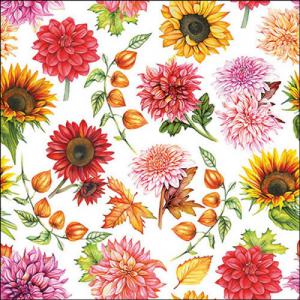 AMB.13319770 Autumn blooming papírszalvéta 33x33cm, 20db-os