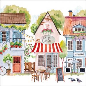 AMB.13319890 Cottages papírszalvéta 33x33cm, 20db-os