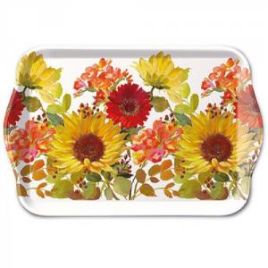 AMB.13715020 Sunny Flowers Cream műanyag kistálca 13x21cm