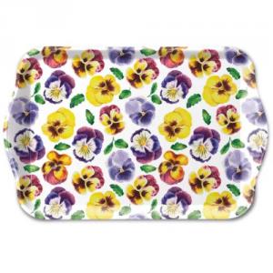 AMB.13720360 Lots of pansies műanyag kistálca 13x21cm
