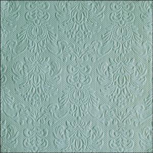AMB.14018067 Elegance light sage dombornyomott papírszalvéta 40x40cm,15db-os