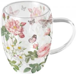 AMB.14220375 Amelia white duplafalú borosilicate üvegbögre 0,35L