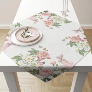 AMB.16120375 Amelia white asztalterítő 90x90cm,100% pamut