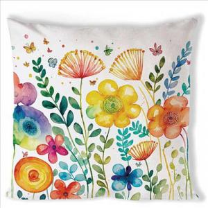 AMB.16218430 Vibrant spring white párnahuzat 40x40cm, 100% pamut