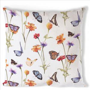 AMB.16219335 Butterfly garden white párnahuzat 40x40cm, 100% pamut