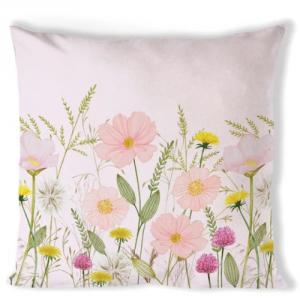 AMB.16220345 Pastel flowers pink párnahuzat 40x40cm, 100% pamut