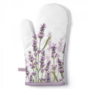 AMB.16415985 Lavender Shades white edényfogó kesztyű 18x30cm,100% pamut, levendula mintás