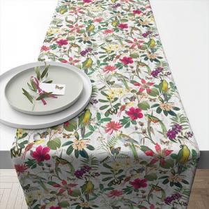 AMB.16617220 Tropical Jungle asztali futó 40x150cm,100% pamut