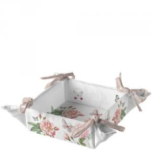 AMB.16920375 Amelia white kenyérkosár 20x20x7cm, 100% pamut