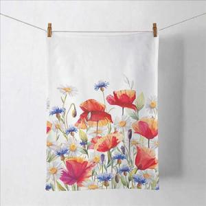AMB.17818640 Poppies and cornflowers konyharuha 50x70cm, 100% pamut