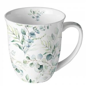 AMB.18417165 Eucalyptus All Over porcelánbögre 0,4l