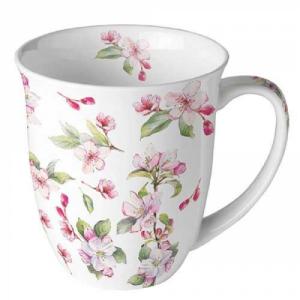 AMB.18418160 Spring blossom white porcelánbögre 0,4l