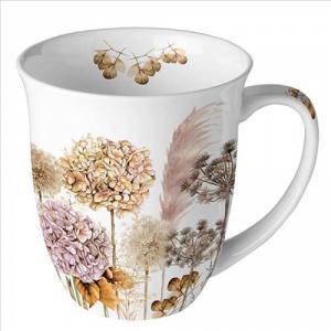AMB.18418690 Dried flowers porcelánbögre 0,4L