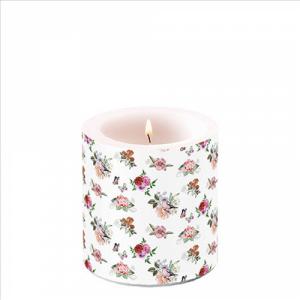 AMB.19219350 Charlotte white átvilágítós gyertya 8x7,5cm