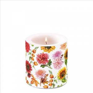 AMB.19219770 Autumn blooming átvilágítós gyertya 8x7,5cm