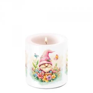 AMB.19220780 Charming gnome átvilágítós gyertya 8x7,5cm