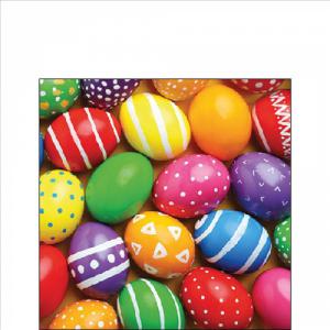 AMB.22519750 Painted Easter eggs papírszalvéta 25x25cm, 20db-os