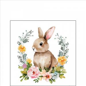 AMB.22519755 Cute Easter rabbit papírszalvéta 25x25cm, 20db-os