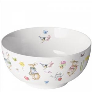 AMB.24819320 Easter Garden porcelántál 6,5x14cm