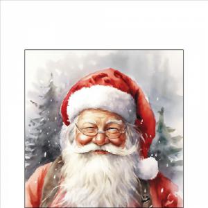 AMB.32519075 Happy Santa papírszalvéta 25x25cm, 20db-os