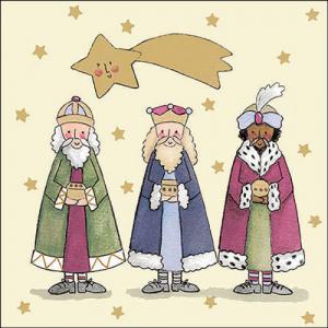 AMB.33318660 Three wise kings papírszalvéta 33x33cm, 20db-os