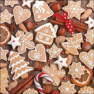 AMB.33319960 Flavoured cookies papírszalvéta 33x33cm, 20db-os