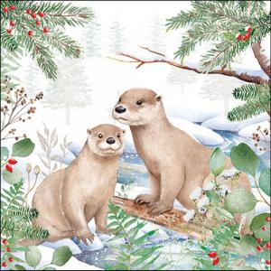 AMB.33320270 Otter papírszalvéta 33x33cm, 20db-os