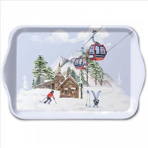 AMB.33718855 Ski hut műanyag kistálca 13x21cm