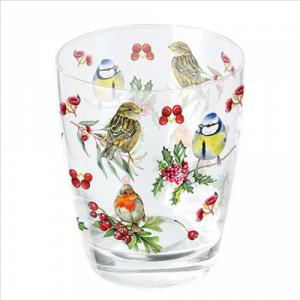 AMB.34319955 Birds in Winter üvegpohár 0,25l