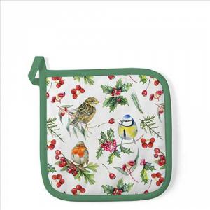 AMB.36519955 Birds in Winter edényalátét 20x20cm, 100% pamut