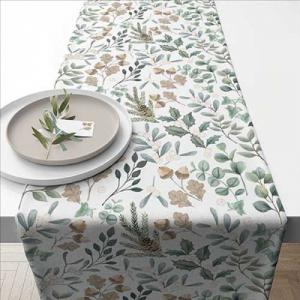 AMB.36619040 Collection of leaves asztali futó 40x150cm, 100% pamut