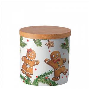 AMB.37418880 Gingerbread cookies porcelán konyhai tároló 10x10cm