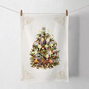 AMB.37815345 X-mas Tree konyharuha 50x70cm, 100% pamut