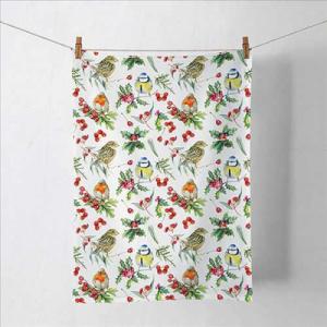 AMB.37819955 Birds in Winter konyharuha 50x70cm, 100% pamut