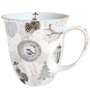 AMB.38411925 White Decoration porcelánbögre 0,4l