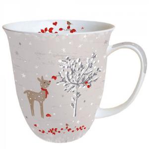 AMB.38415480 Sniffing Deer porcelánbögre 0,4l